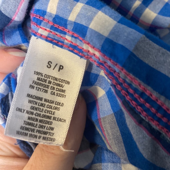 Aeropostale women’s button down cowboy style shirt size S - Picture 4 of 4